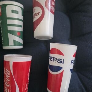 This is a set of Four 1960's vintage Hazelware "Gala Glasses". Never Used.